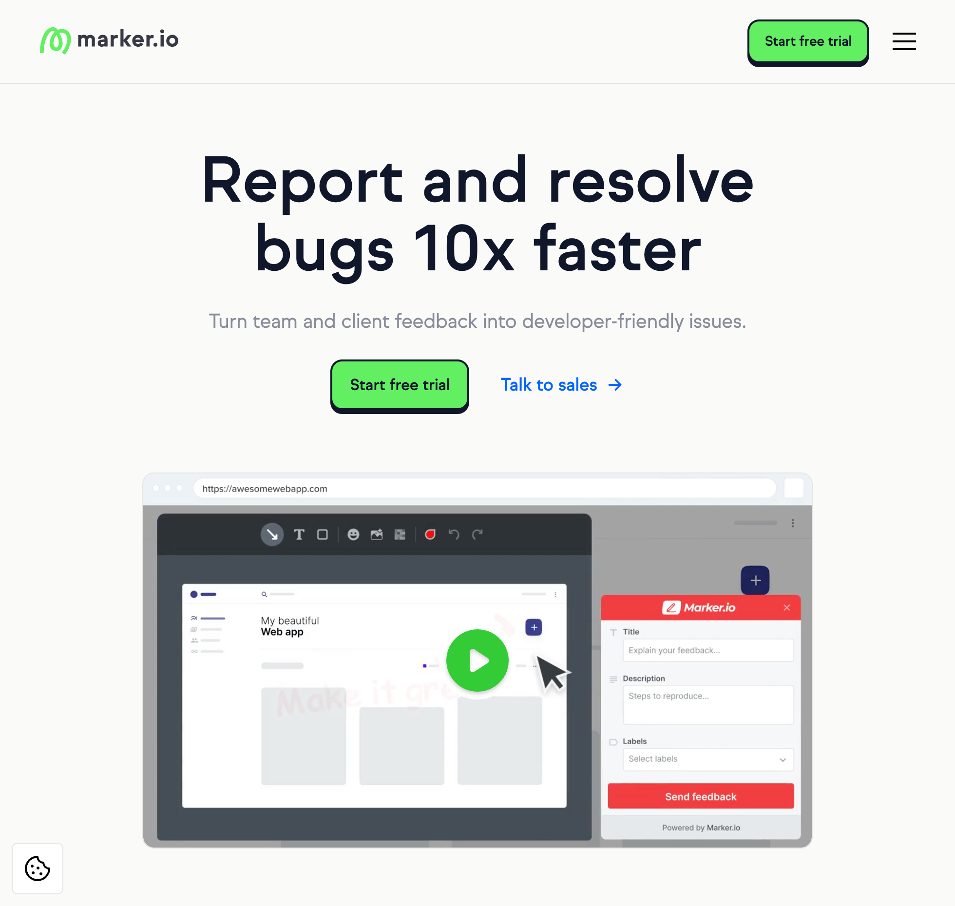 Marker.io Website
