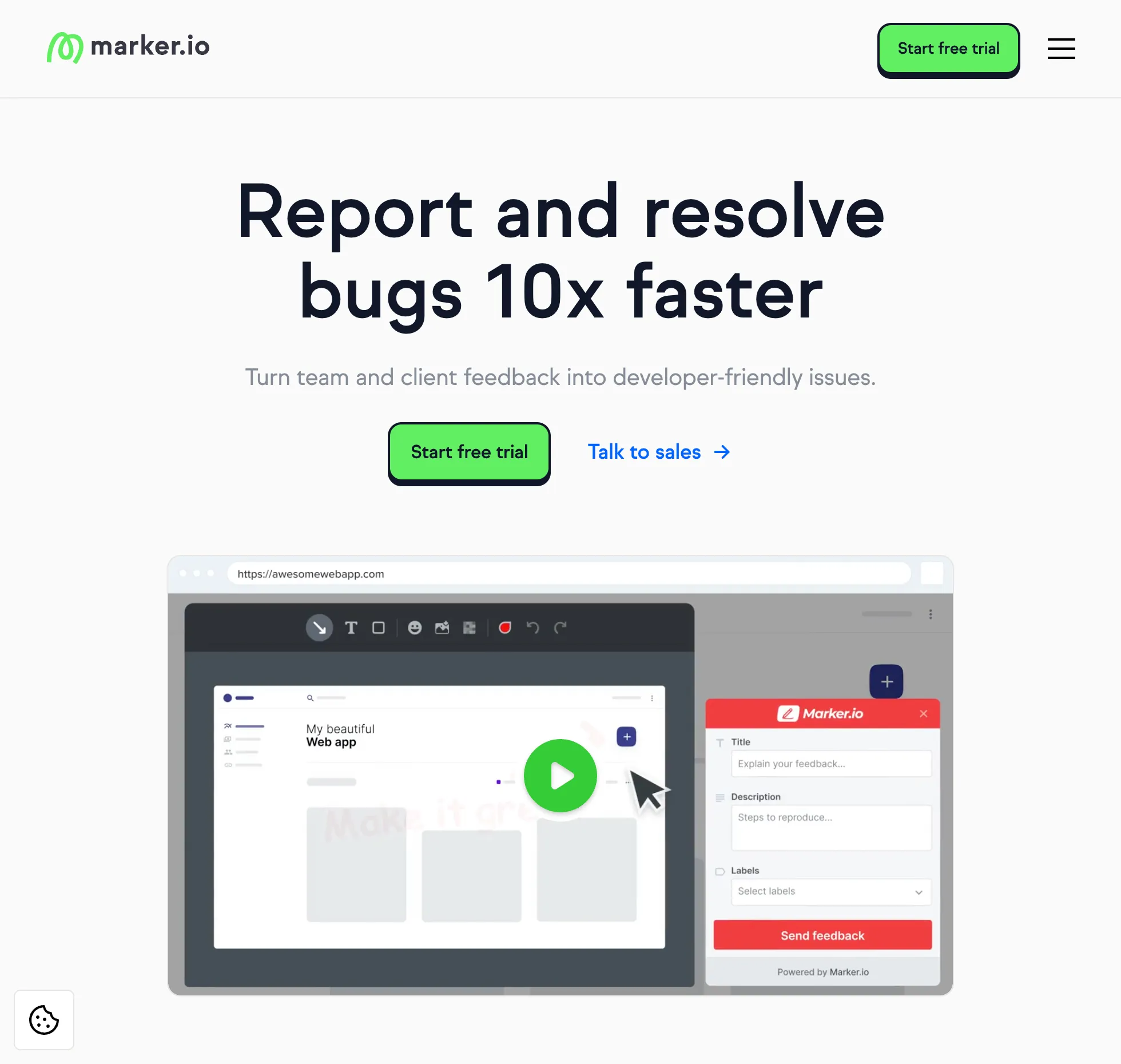 Marker.io Website