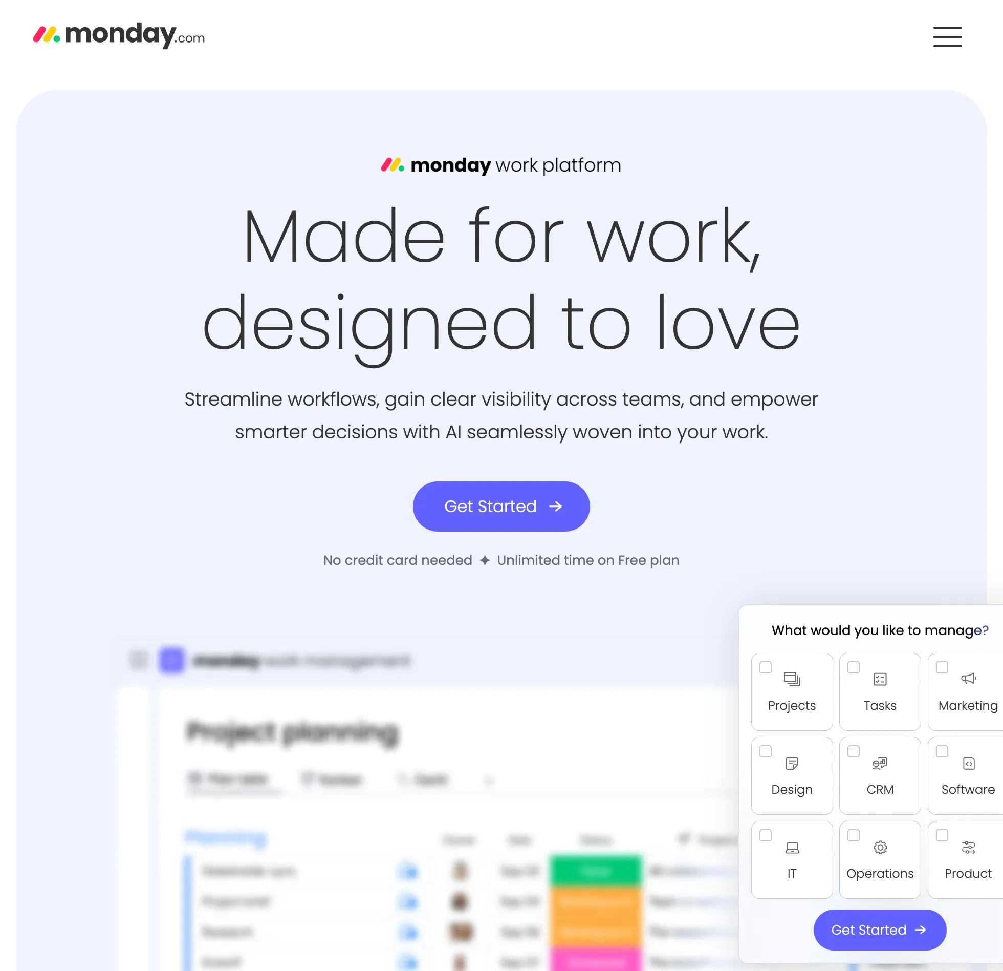 Monday Website