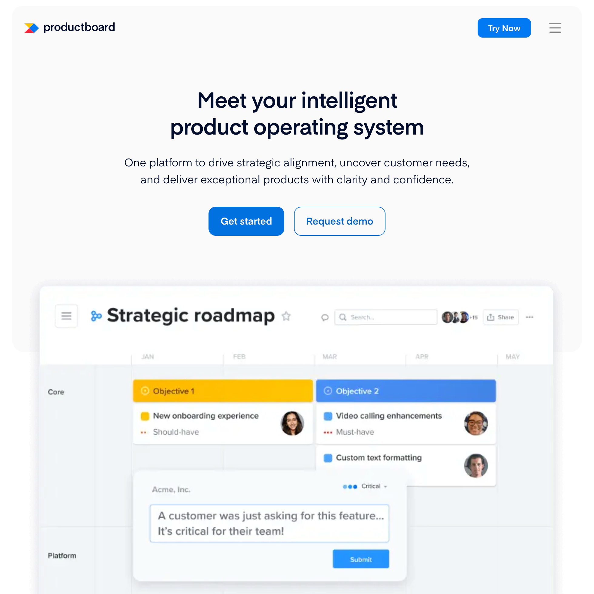 ProductBoard Website